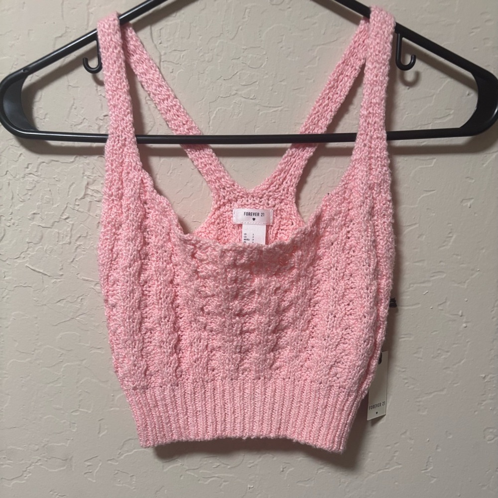 Forever 21 Soft Pink Textured Top